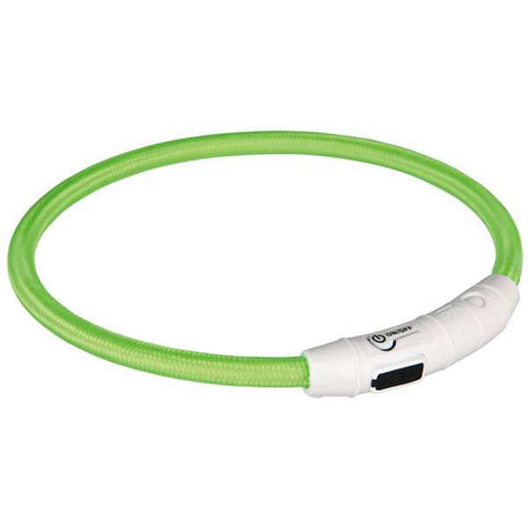 Trixie Flash Leuchtring USB grün L - XL